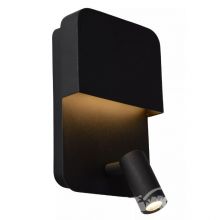 Boxer kinkiet led 5W + 3w 160lm 3000K usb czarny